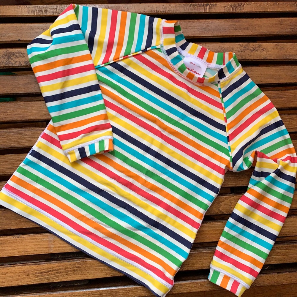 Rainbow Hanna Andersson Swim Rashguard 100 4T